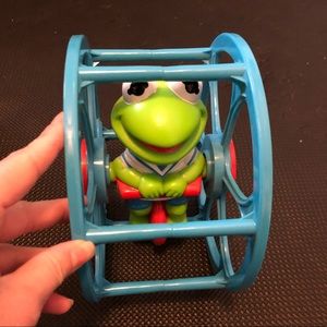 1989 Vintage Kermit The Frog Toy Muppet Babies